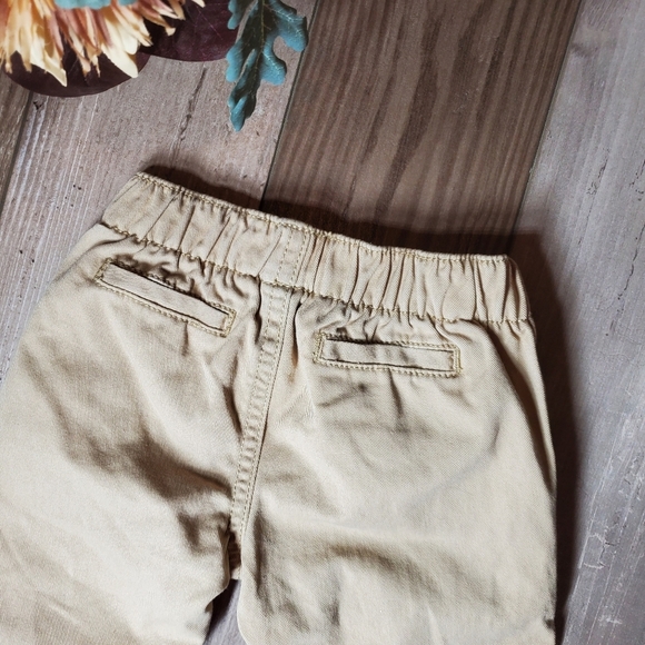 Carter's Khaki Beige 100% Cotton Baby Boy Formal Pants Size 3M EUC - Picture 7 of 9